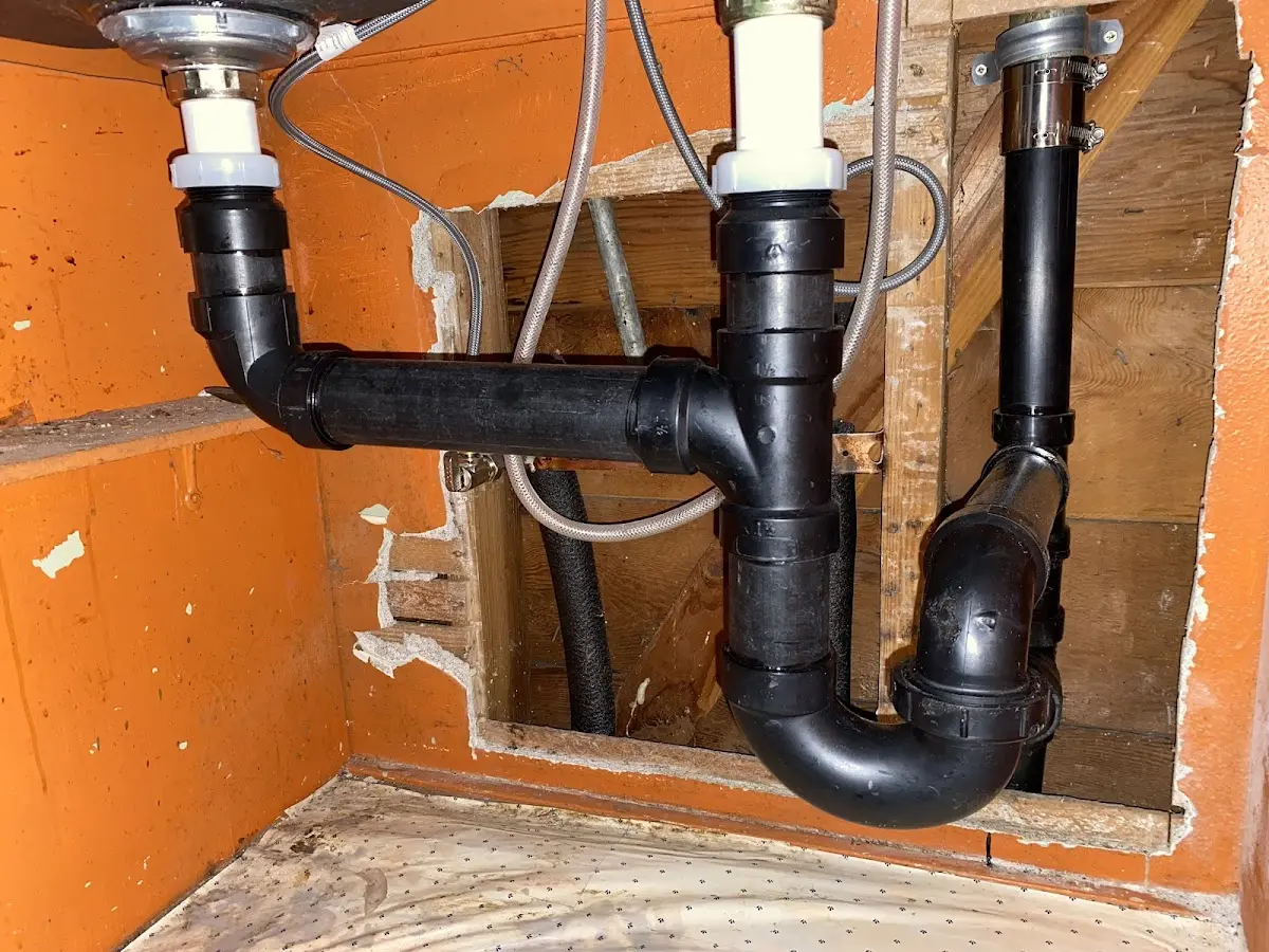 Professional Repiping Services equipment and tools on the job in Yarmouth
